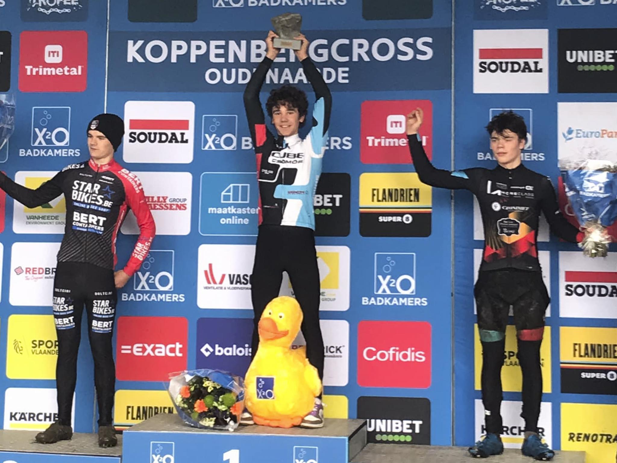 Vas Barnabás nyerte a Koppenbergcross junior futamát! BringaSport